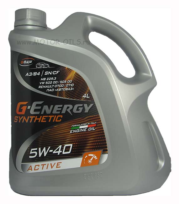 �������� ����� G-Energy Synthetic 5W-40 Active (4_�����)