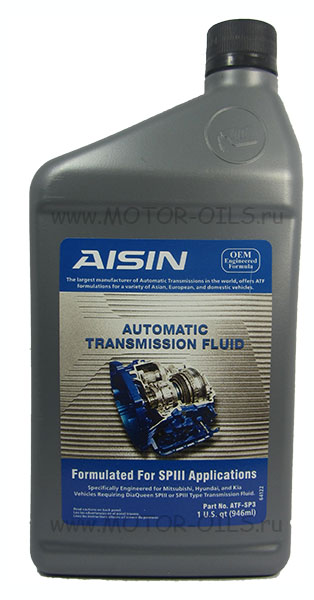 ��������������� ����� AISIN ATF Formulated For SPIII (946_��/PartNo.ATF-SP3)