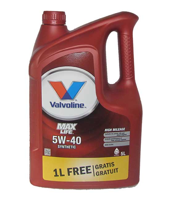 �������� ����� Valvoline MaxLife 5W-40 (5_������)
