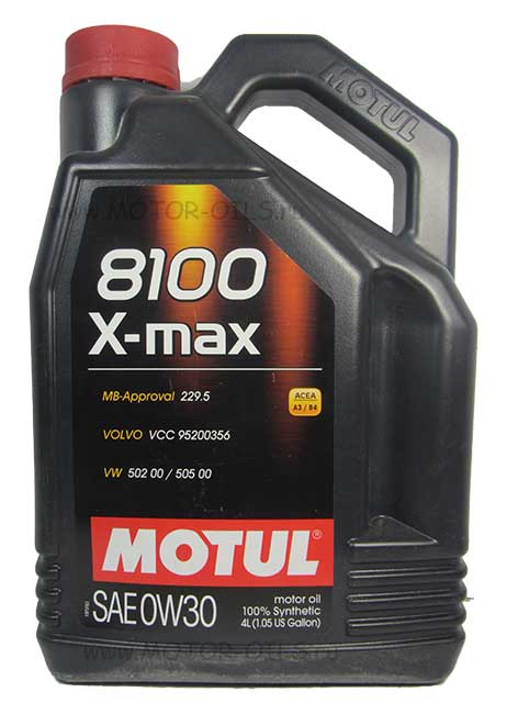 �������� ����� MOTUL 8100 X-max SAE 0W-30 (4_�����)