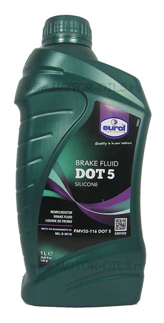 EUROL ��������� �������� DOT 5 Silicon (1_����/Art.E801550)