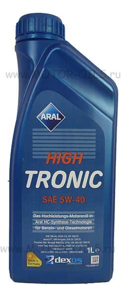 �������� ����� ARAL HIGH TRONIC SAE 5W40 (1_����)