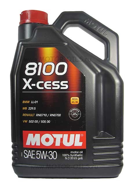 �������� ����� MOTUL 8100 X-cess 5W-30 (5_������)