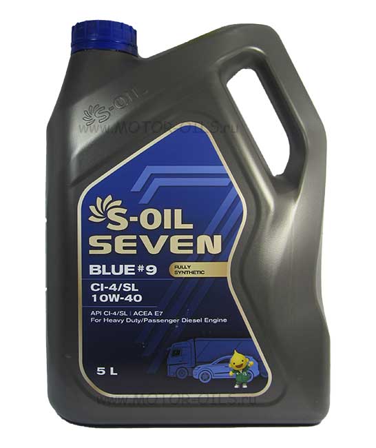 �������� ����� S-OIL 7 BLUE#9 10W-40 (5_������)