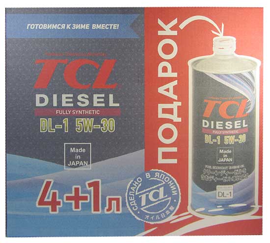 �������� ����� TCL DIESEL DL-1 5W-30 (4_�����+1_����)