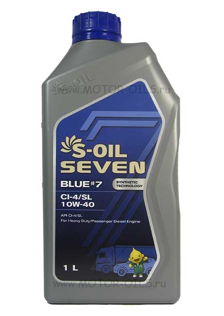 �������� ����� S-OIL 7 BLUE#7 10W-40 (1_����)