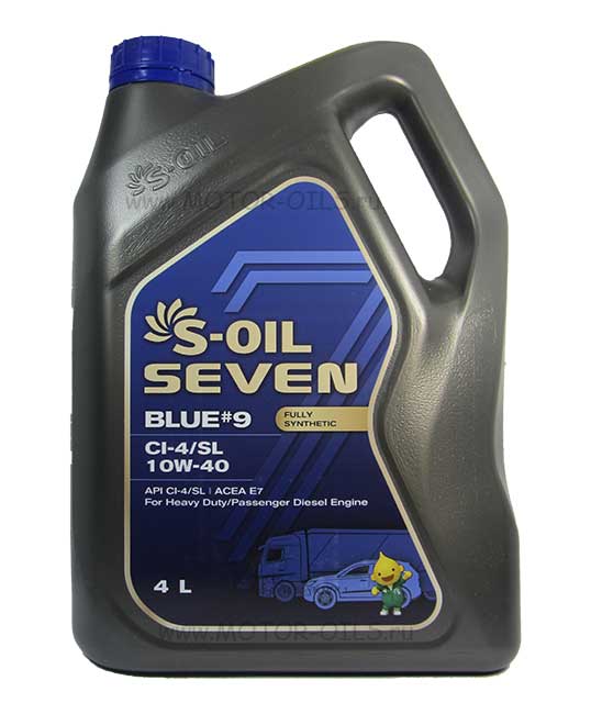 �������� ����� S-OIL 7 BLUE#9 10W-40 (4_�����)