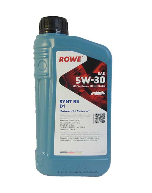 �������� ����� ROWE SYNT RS D1 5W-30 (1_����)
