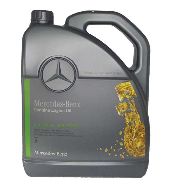 �������� ����� Mercedes-Benz Genuine Engine Oil 5W-30 MB 229.52 (5_������/OEM:A000989700613ABDE)