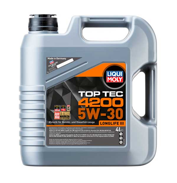 �������� ����� Liqui Moly Top Tec 4200 5W-30 LongLife III (4_����/���.3715)