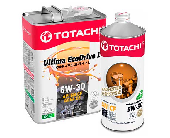 �������� ����� TOTACHI Ultima EcoDrive L 5W-30 (4_�����+1_����) ������ �� �����