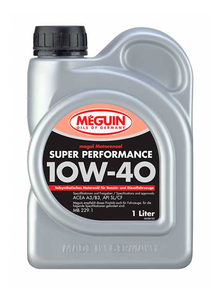�������� ����� MEGUIN Super Performance 10W-40 (1_����/Art.4366)