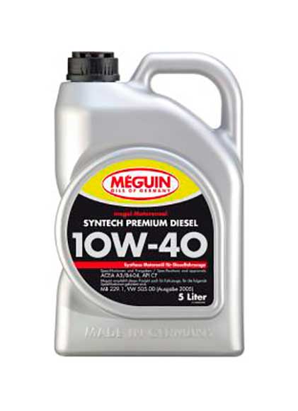 �������� ����� MEGUIN Syntech Premium Diesel 10W-40 (5_������/Art.4637)
