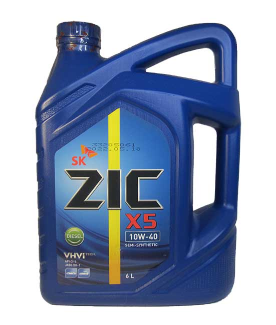 �������� ����� ZIC X5 10W-40 DIESEL SEMI-SYNTHETIC (6_������)