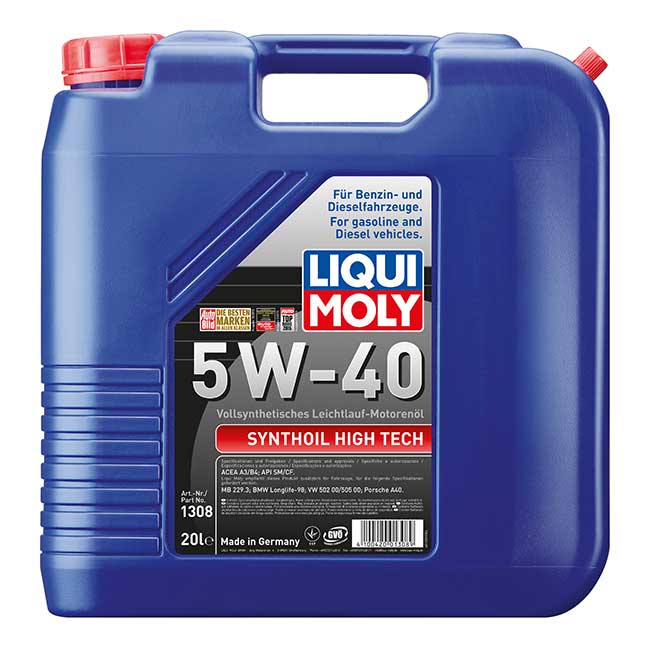 �������� ����� Liqui Moly Synthoil High Tech 5W-40 (20_������/���.1308)