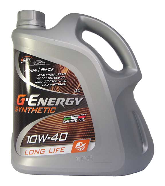 �������� ����� G-Energy Synthetic 10W-40 Long Life (4_�����)