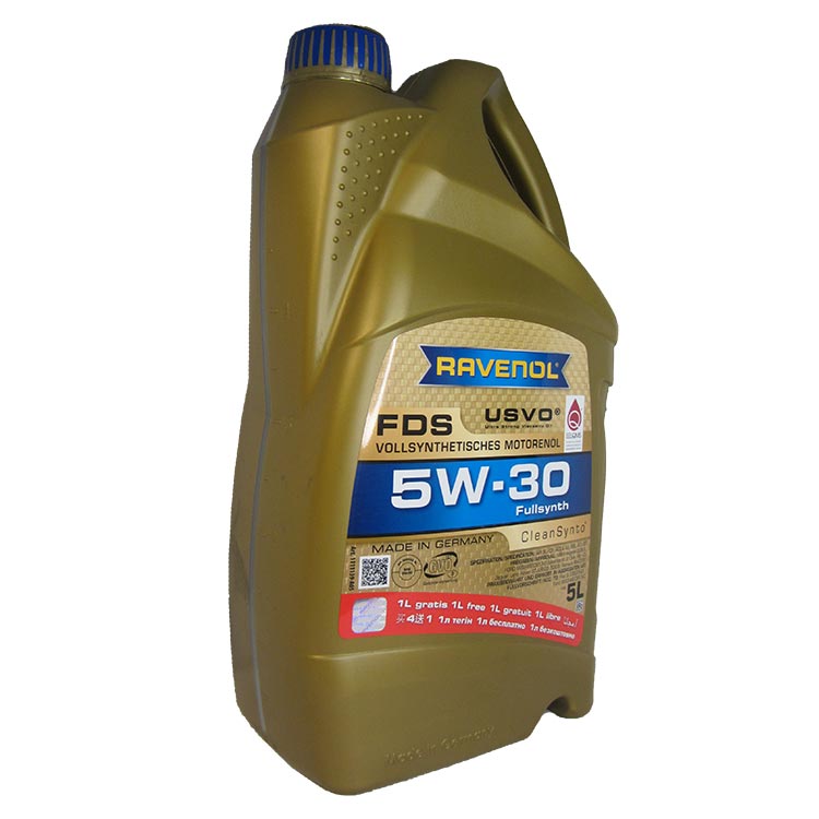 �������� ����� RAVENOL FDS SAE 5W-30 (5_������) ����� 5 �� ���� 4-� ������ �� �����