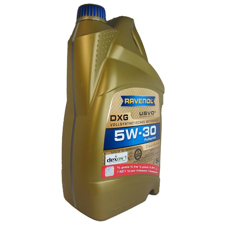 �������� ����� RAVENOL DXG 5W-30 Fullsynth (5_������) ����� 5 �� ���� 4-�