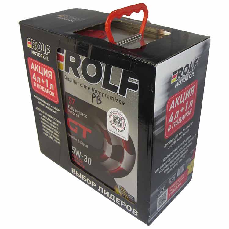 �������� ����� Rolf S7 GT 5W-30 ACEA C3 (�����_4�+1�) ������ �� �����
