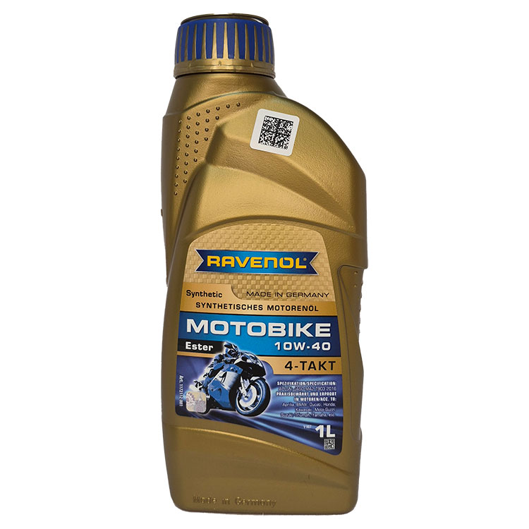 �������� ����� Ravenol Motobike 4-T Ester 10W-40 (1_����)