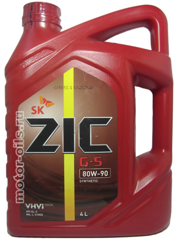 ��������������� ����� ZIC G-5 80W-90 SYNTHETIC (4_�����)
