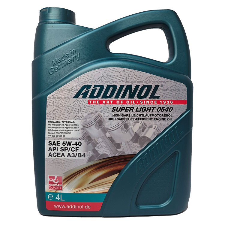 �������� ����� ADDINOL Super Light 0540 5W-40 (4_�����)